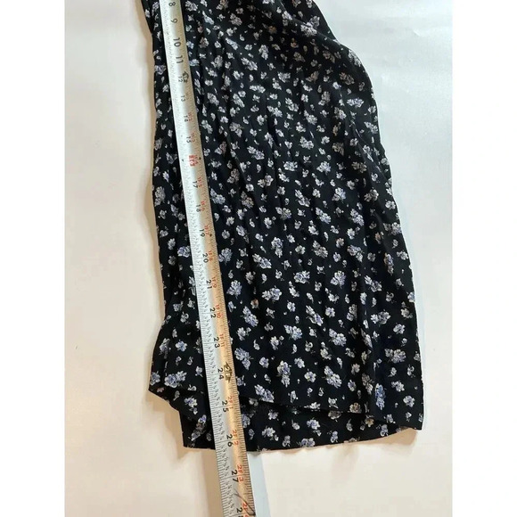 Madewell Jumpsuit Women’s Medium Ruffle Sleeve Tie Waist Baby’s Breath Ditsy - Picture 7 of 9